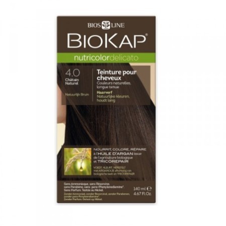 TEINTURE CHEVEUX 4.0 CHATAIN NATUREL BIOKAP DELICATO